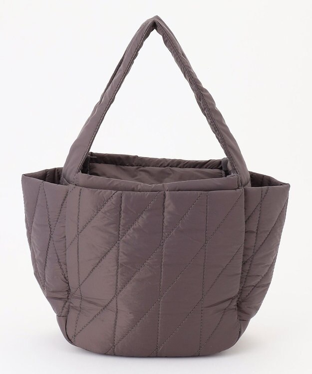 Y'SACCS 【Y’SACCS vous et】キルティングボックストート　Sサイズ ダークグレー