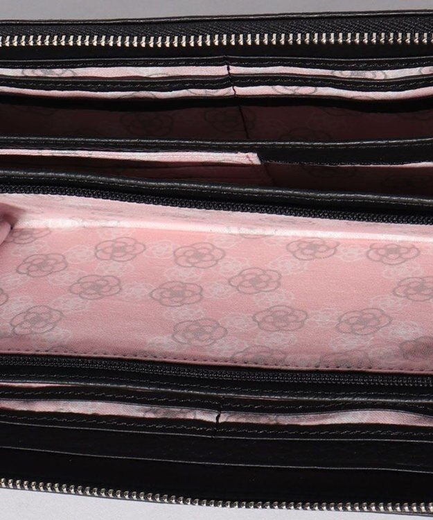 CLATHAS ラデュレII ラウンドファスナー長財布 ブラック