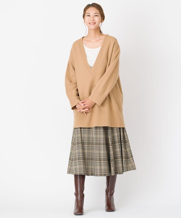 ONWARD Reuse Park 【組曲】スカート秋冬 ベージュ