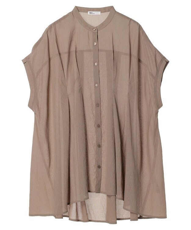 CRAFT STANDARD BOUTIQUE ウ゛ィンテージボイルタックチュニック Mocha