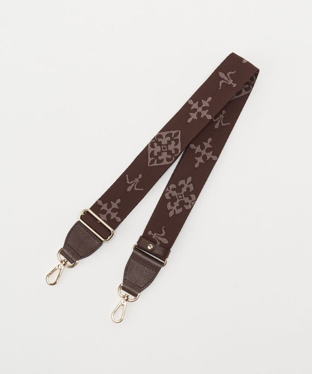 russet アレンジショルダーベルト［Monogram］(CE-1099) D.Brown（ゴールド金具）