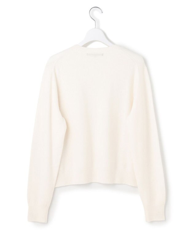 23区 L 【滝沢眞規子さん着用】ビジュー クルーネック ニット アイボリー系