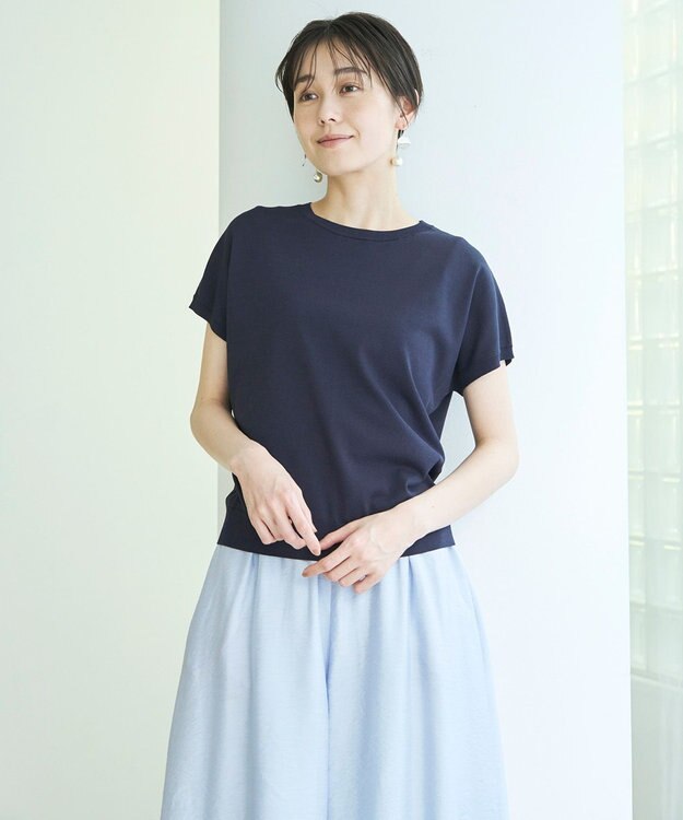 UNFILO スゴ機能美 コンパクト ニット [WEB限定]ネイビー