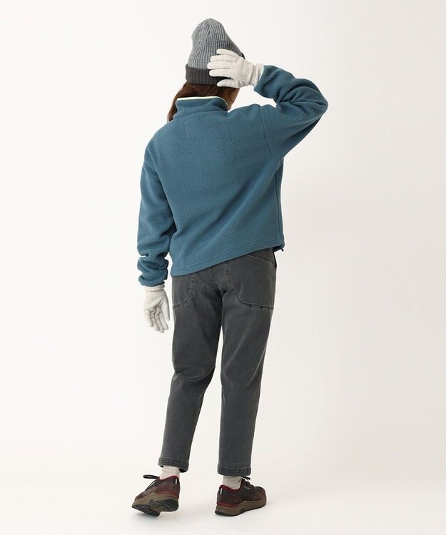 Columbia Columbia/ ウィメンズヘルベチアII クロップドハーフスナップフリース /コロンビア Everblue、 Crushed Blue、 Citron Haze