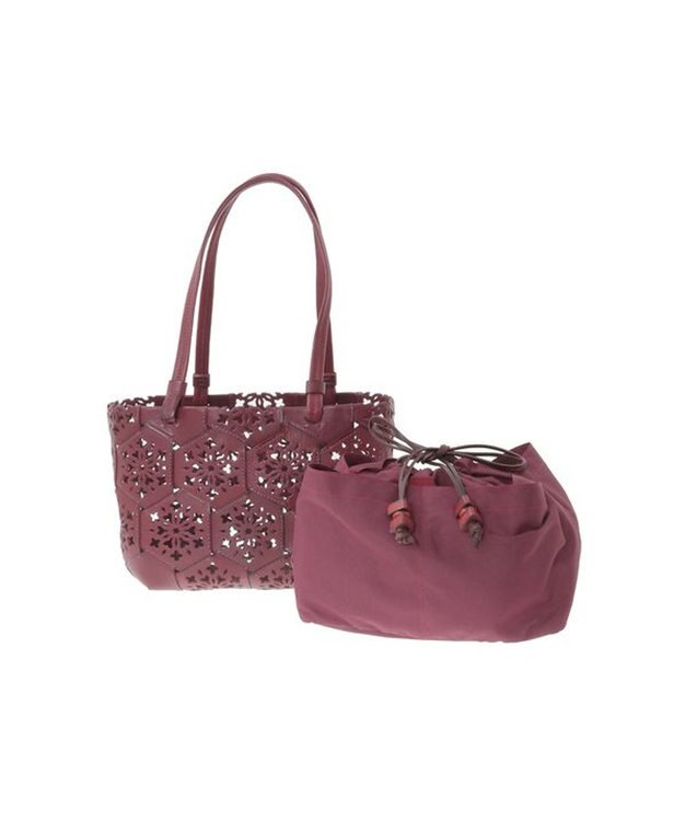 genten カレイド トートバッグ ワイン