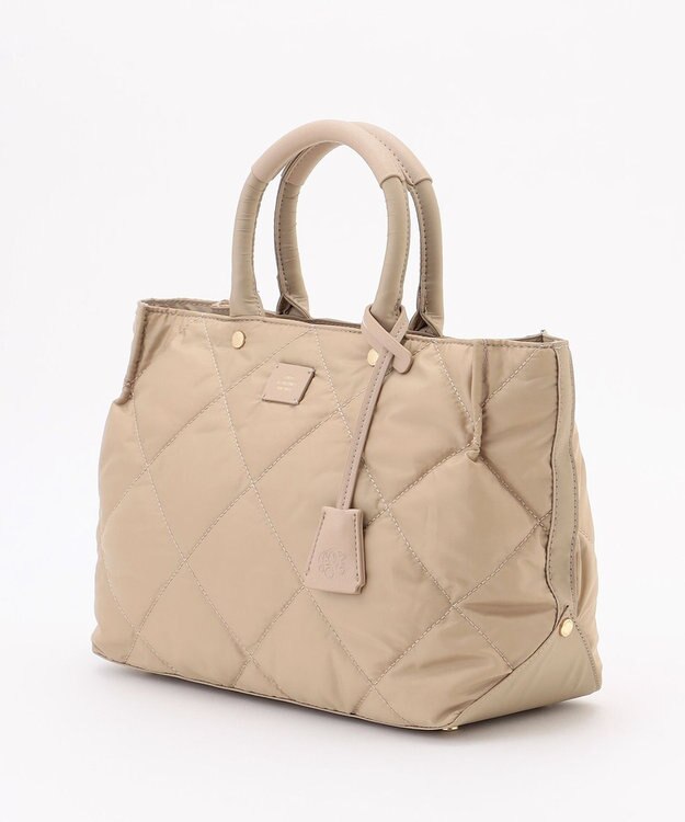 J.PRESS LADIES 【2way】ボンディングキルト トート バッグ 【WEB限定】ベージュ系