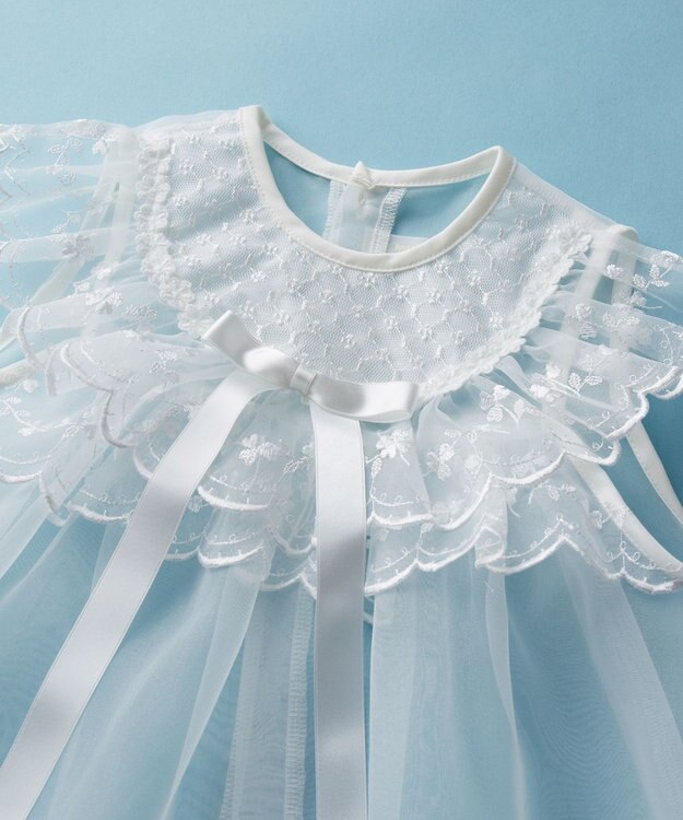 MIKI HOUSE HOT BISCUITS 【ミキハウス】【50-60cm】セレモニードレスセット【秋冬向け】【箱入】 白