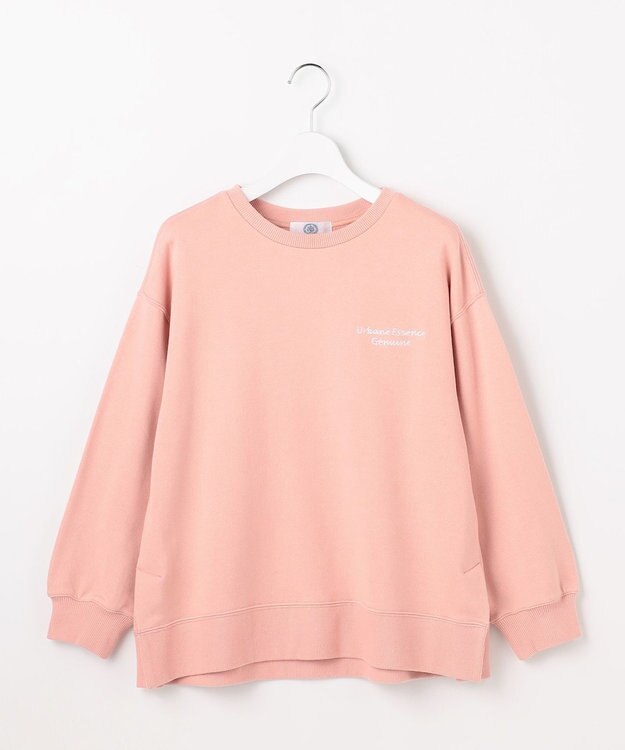 J.PRESS LADIES S 【WEB限定】ロゴ裏毛 スウェット ピンク系