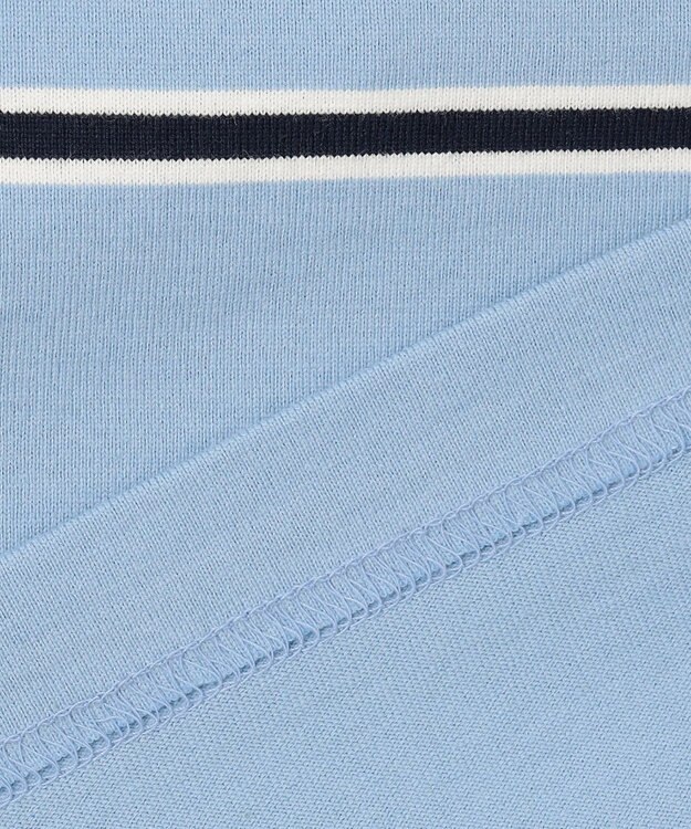 J.PRESS KIDS 【100-130㎝】マルチボーダー 半袖Ｔシャツ サックスブルー系1