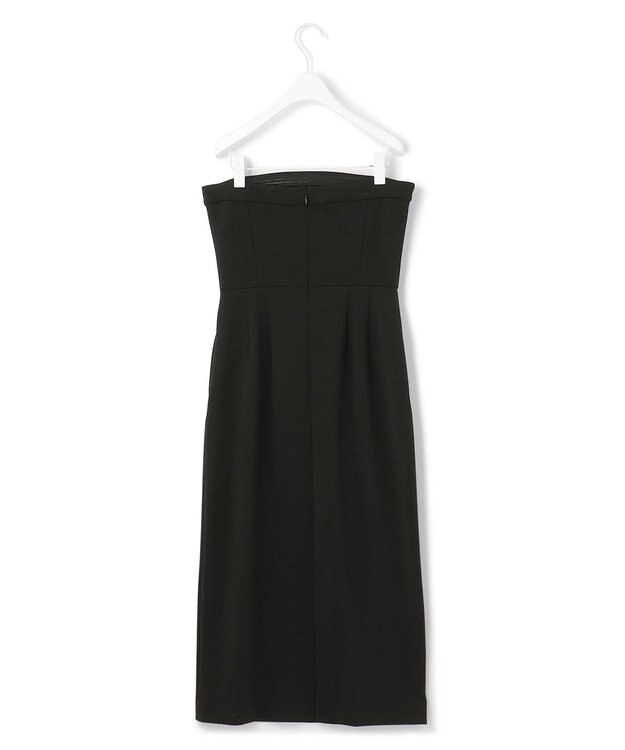 ICB 【洗える】ミリオーネダンボールニット ベアトップワンピース ブラック系