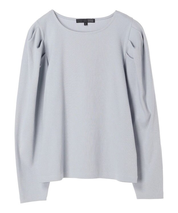 Green Parks ・ＳＵＧＡＲ　ＳＰＯＯＮ　タックスリーブプルオーバー Light Blue