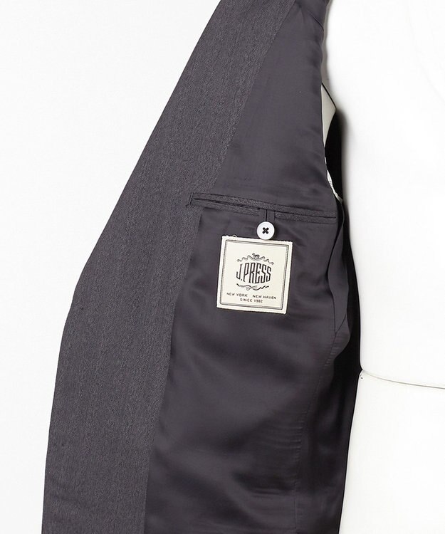 J.PRESS MEN 【ESSENTIAL CLOTHING】ヘリンボーンストライプ スーツ/総裏 グレー系1