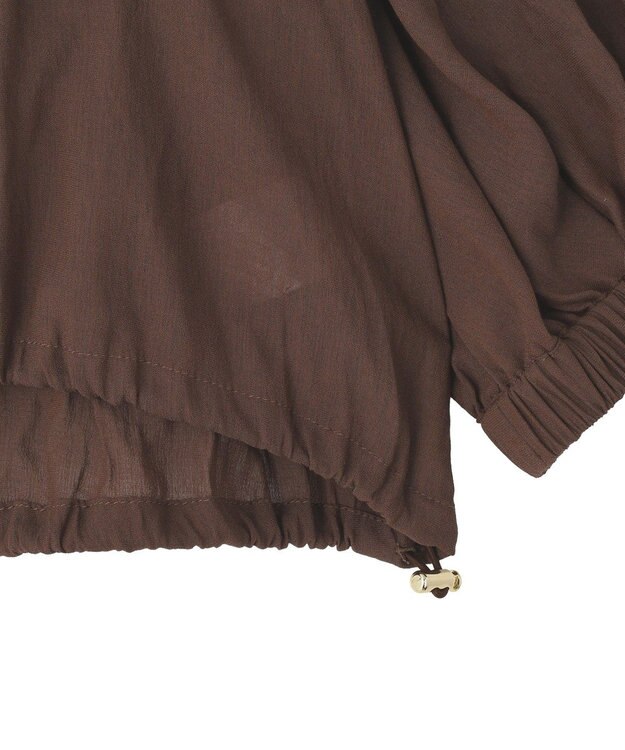 YECCA VECCA ドライタッチシアーブルゾン Brown