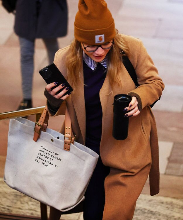 united bamboo 【NAVYS 10月号掲載】UB ベーシックバッグ(ミディアム) オフ