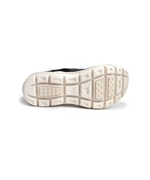 Pointer 本革 超軽量厚底パンチングサンダル ブラック