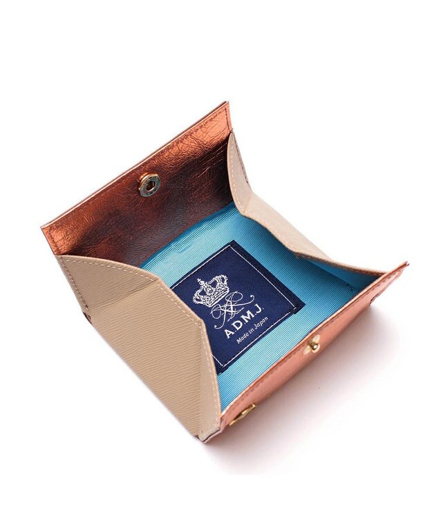 A.D.M.J. 【牛革】クラックメタル/イタリアンレザーコインパース ぺスカ