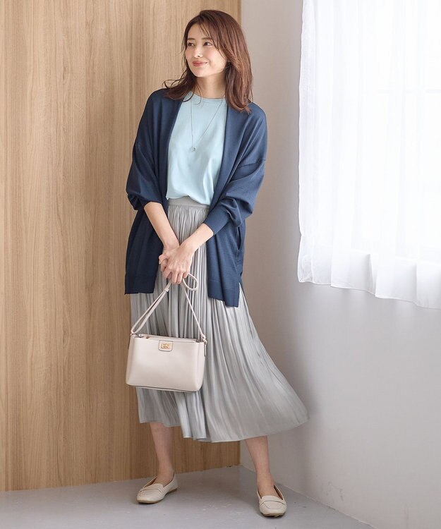 ANY ニットカーディガン ネイビー