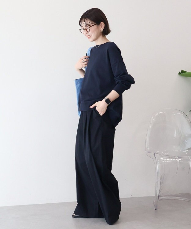 AMERICAN HOLIC コクーンスウェット Navy