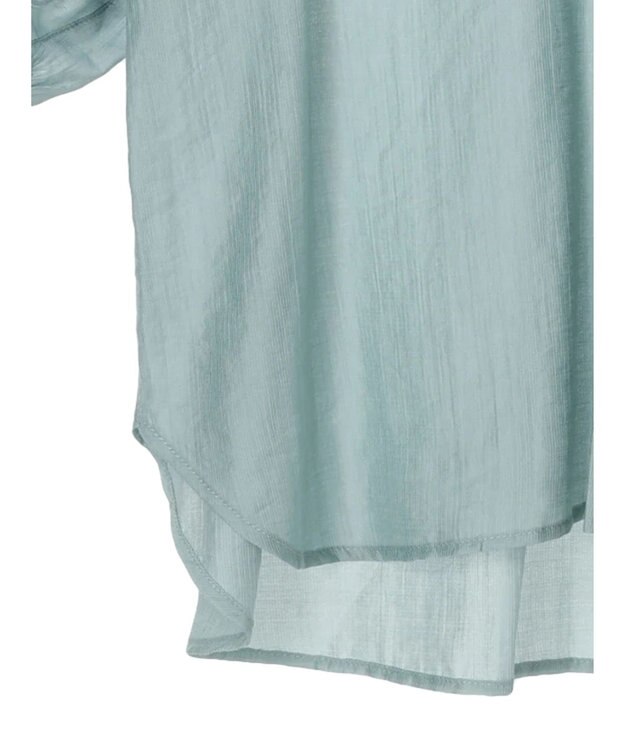 Green Parks ・ＥＬＥＮＣＡＲＥ　ＤＵＥ　ドロストスリーブチュニック Sax