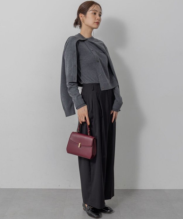 組曲 S ニューシックニットクルーネックプルオーバー グレー系