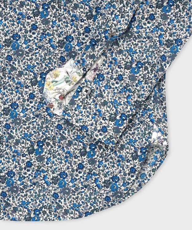 Paul Smith リバティプリント 長袖シャツ ライトブルー