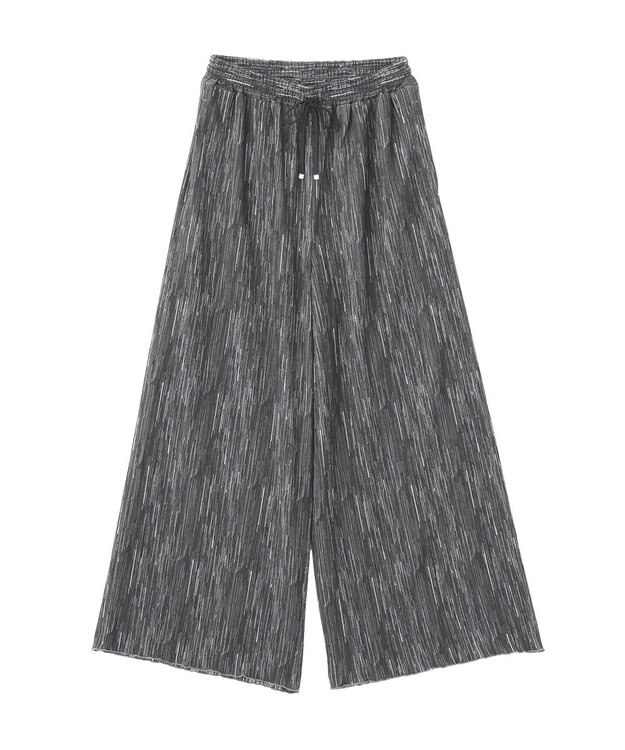 AMERICAN HOLIC アソート柄ジャカードパンツ Charcoal Gray