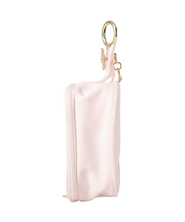 Maison de FLEUR ビジューリボンクリアポーチS Pink