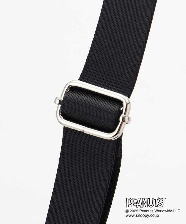 Y'SACCS SNOOPYデザイン　ギャザー2wayミニトート ブラック