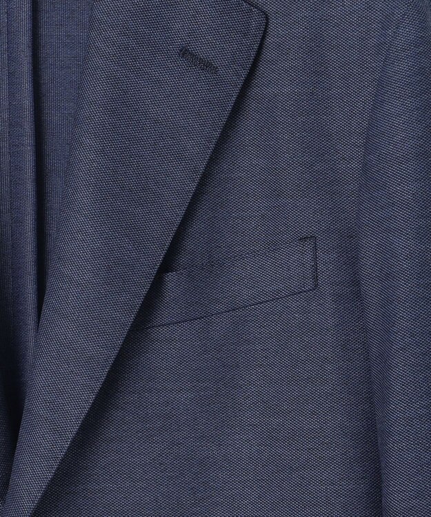 J.PRESS MEN プールに浮いているような快適な着心地【ストレッチ / 洗える / 吸水速乾/ 接触冷感】【J.PRESS-POOL WOOL】ジャージーセットアップ ジャケット ネイビー系