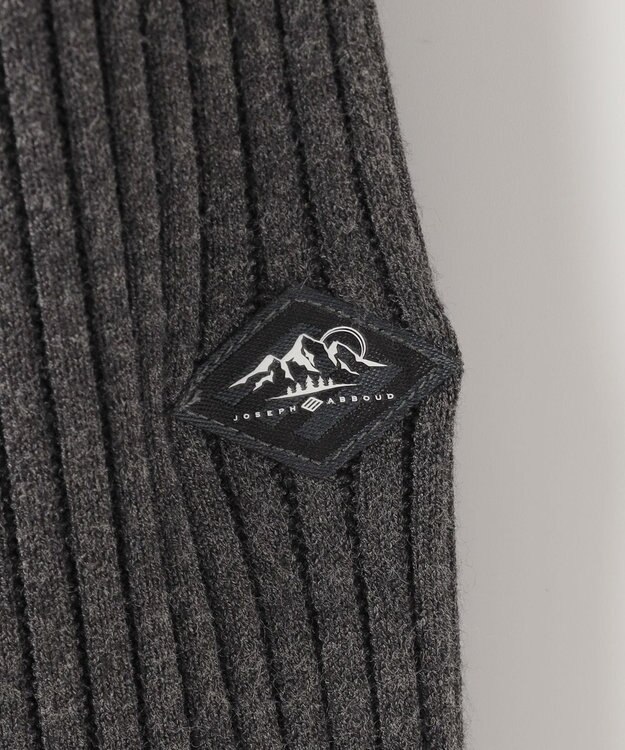 JOSEPH ABBOUD MOUNTAIN 【チクチクしない/ストレッチ】SNOWYコンビパーカー グレー系