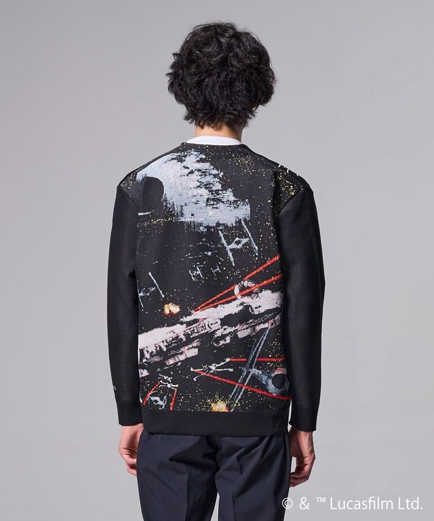 JOSEPH HOMME 【WEB限定】【スター・ウォーズ 】 JOSEPH HOMME スター・ウォーズ / ジャガードカーディガン ブラック系