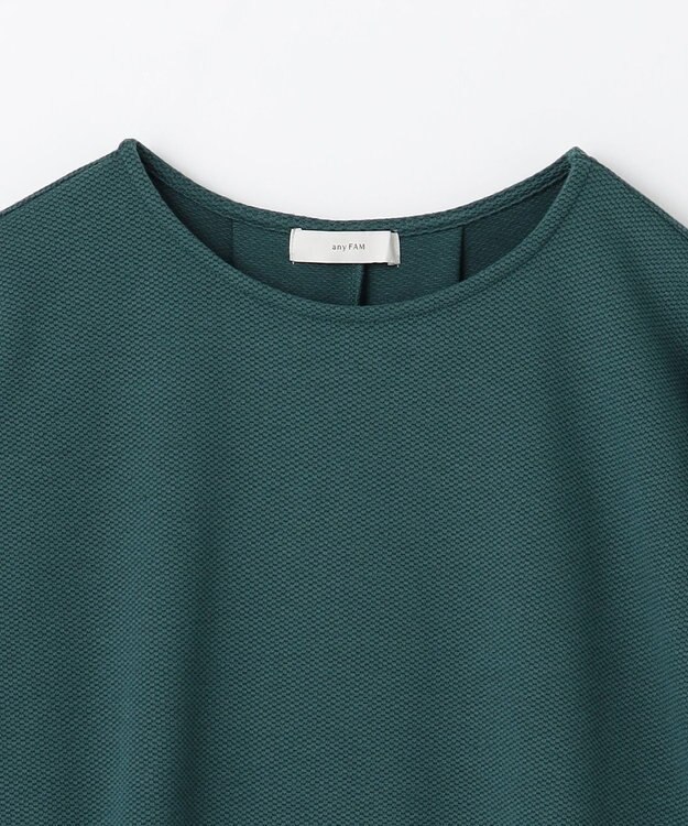 ANY L 【洗濯機可】かのこドルマンプルオーバー ターコイズ