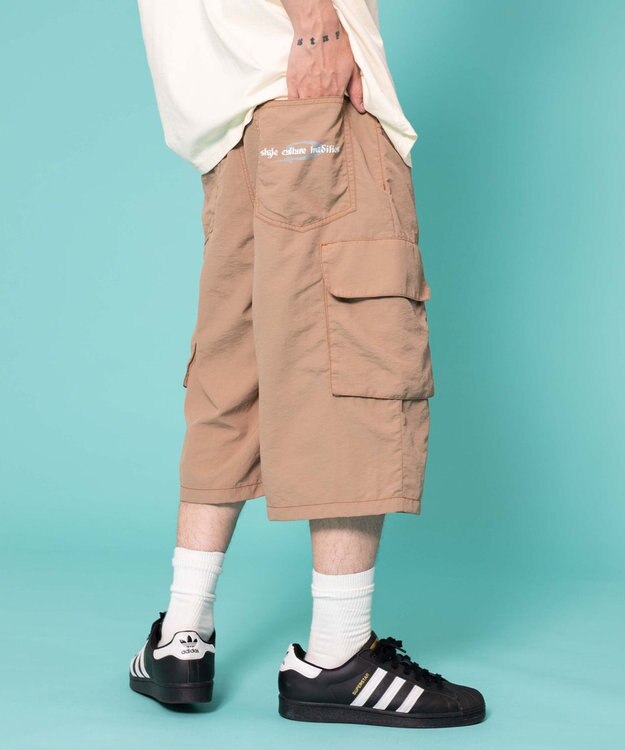 WEGO 別注PIKOグラフィックカーゴショーツ ベージュ