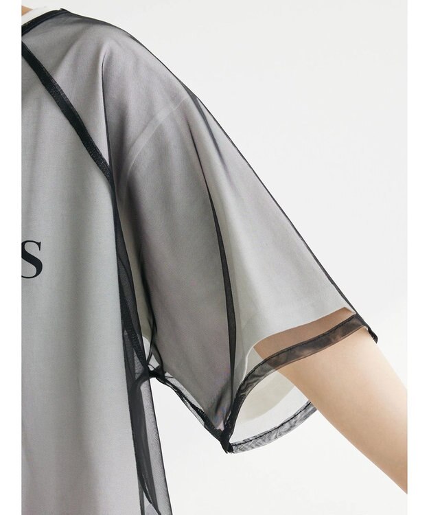 Green Parks ＳＥＴ２点　チュール＋ロゴＴｅｅ Black