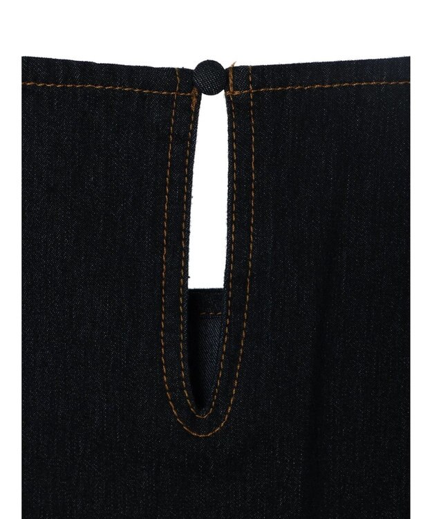 earth music&ecology パワショルスクエアネックプルオーバー Dark Indigo