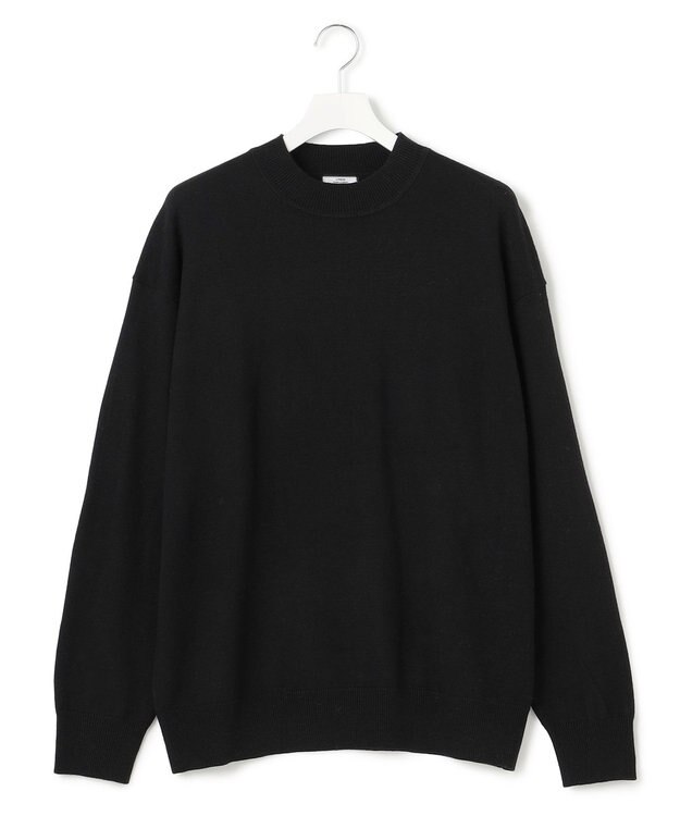 J.PRESS YORK STREET 【UNISEX】ANTI PILLING WOOL ボトルネック ニット ブラック系
