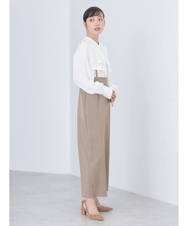 earth music&ecology ２ＷＡＹ衿ブラウス Ivory