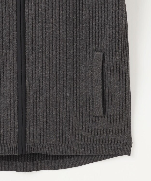 JOSEPH ABBOUD MOUNTAIN 【チクチクしない/ストレッチ】SNOWYコンビパーカー グレー系