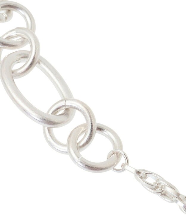 AMERICAN HOLIC 切替チェーンマンテルネックレス Silver