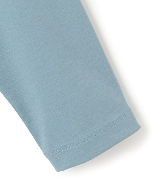 JOSEPH HOMME コンパクトストレッチジャージー    モックネックカットソー スカイブルー系