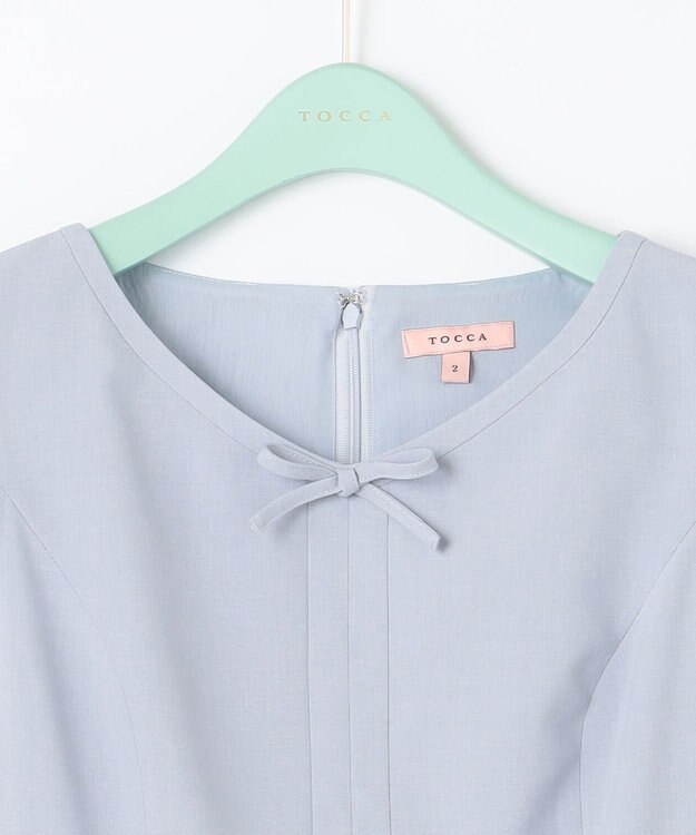 TOCCA 【消臭・吸水速乾・洗える！】AFTER RAIN ドレス サックスブルー系