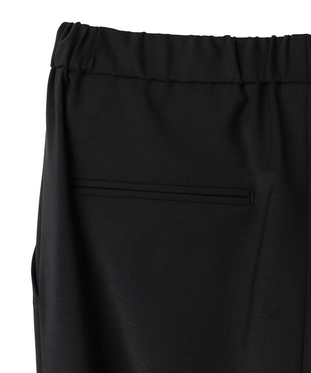 BEIGE， CELEST / ウエストゴム イージーストレートパンツ Black