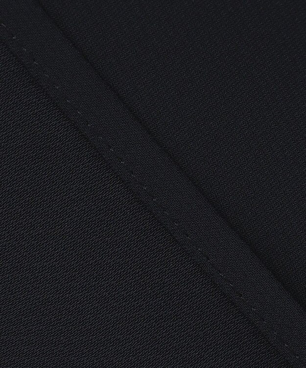 ICB 【洗える】BackSatinAmunzen  ボウタイブラウス ネイビー系