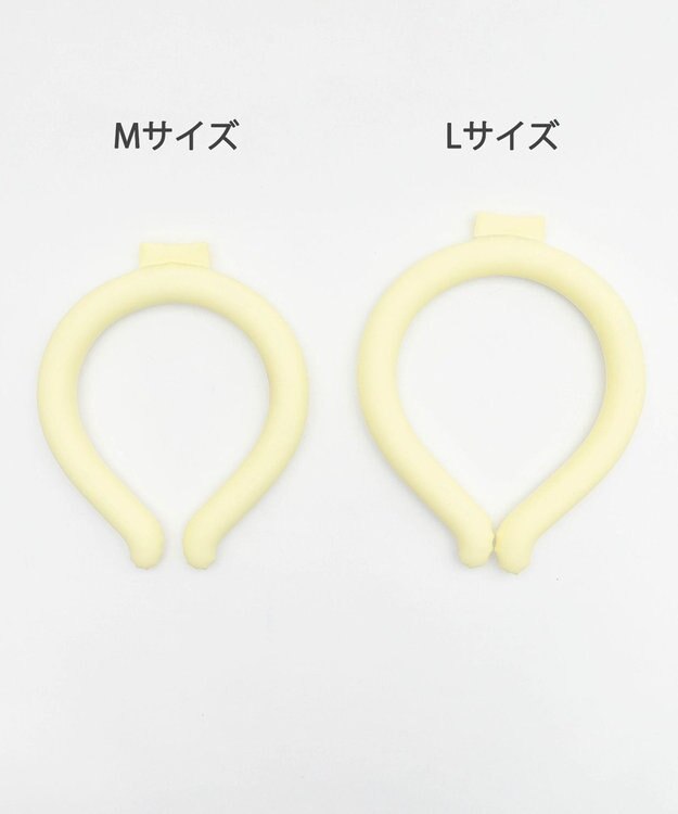 WEGO 【ひんやりグッズ/熱中症対策/冷たい/冷却】アイシーネックリング ライトイエロー
