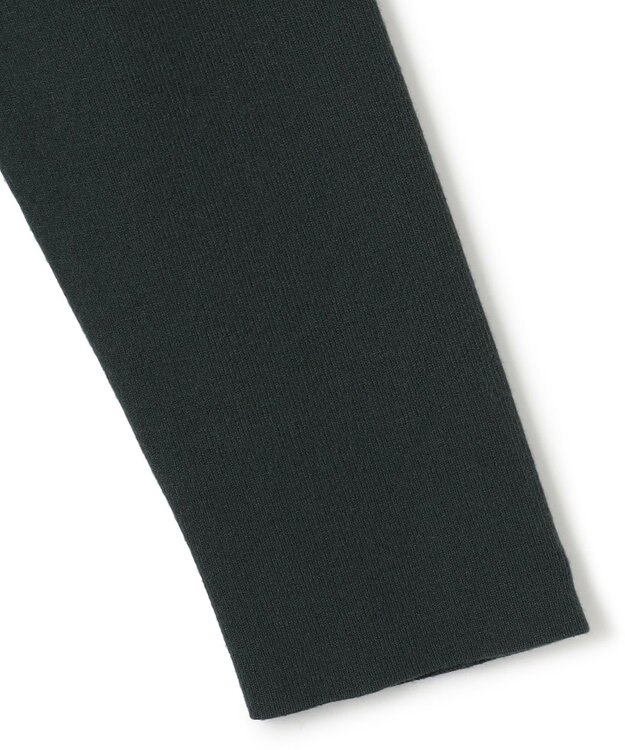 23区 【洗える】ヴィスコースストレッチ Aライン ニットワンピース ダークグリーン系