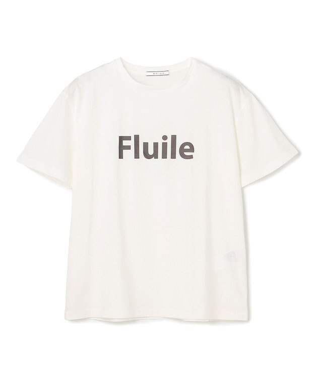 BEIGE， STELLERITE / コットンロゴTシャツ Off