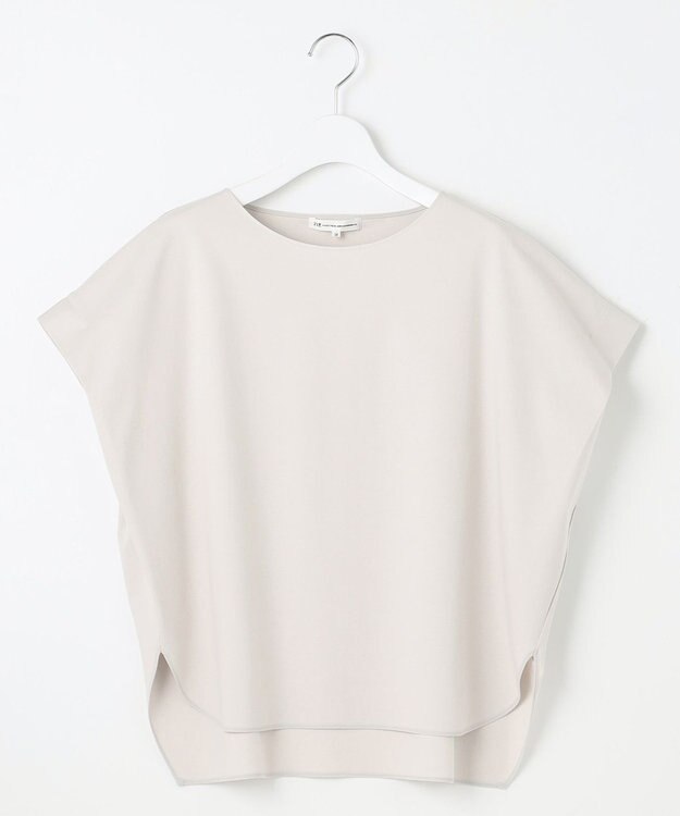 23区 L 【洗える】スムースデザイン フォルム カットソー ベージュ系