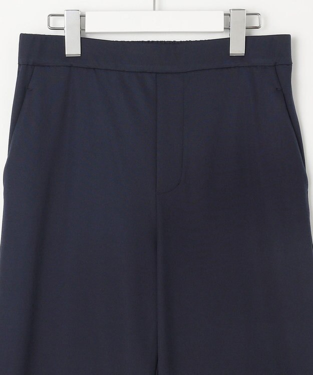 J.PRESS LADIES L 【洗える】 ハリプルライトジャージー パンツ ネイビー系