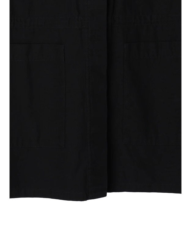 Green Parks ・ＳＵＧＡＲ　ＳＰＯＯＮ　ノーカラーミリタリーベスト Black