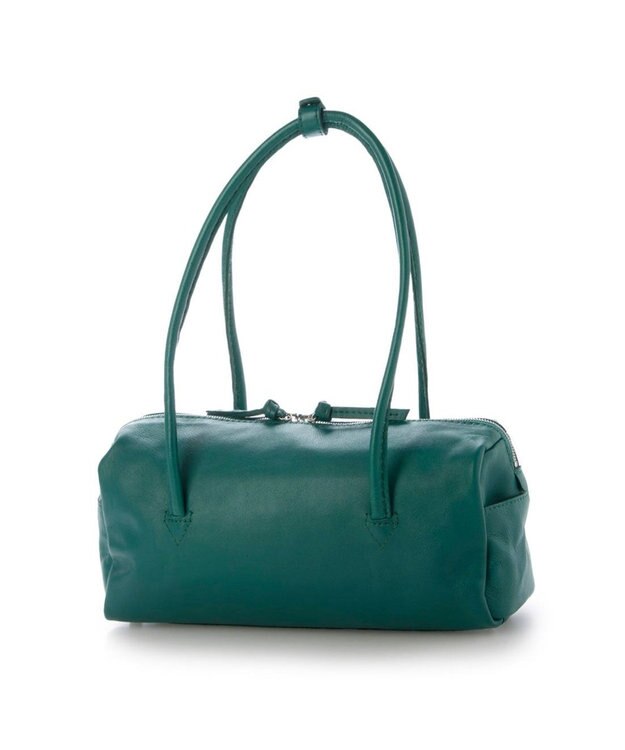 UNBILLION ペルケ perche / ソフトレザーワイドボストントート グリーン